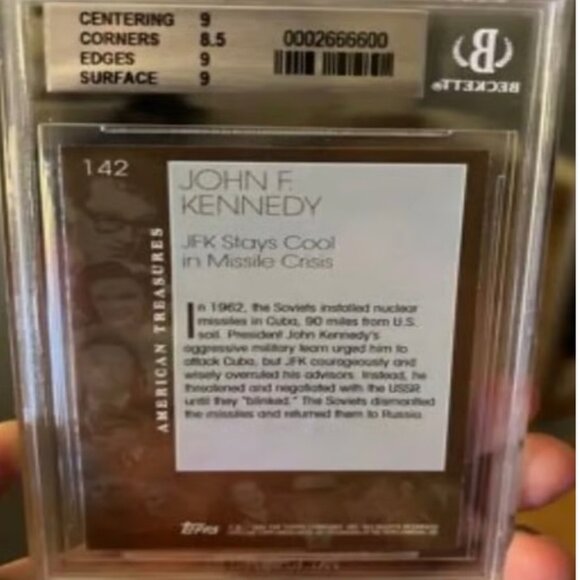 2002 Topps American Pie # 142 John F Kennedy - Picture 3 of 3